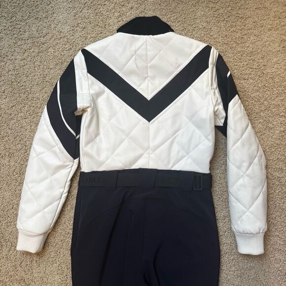 Perfect Moment Ski Suit Jumpsuit Black White Size Large Waterproof Defects - Picture 13 of 14